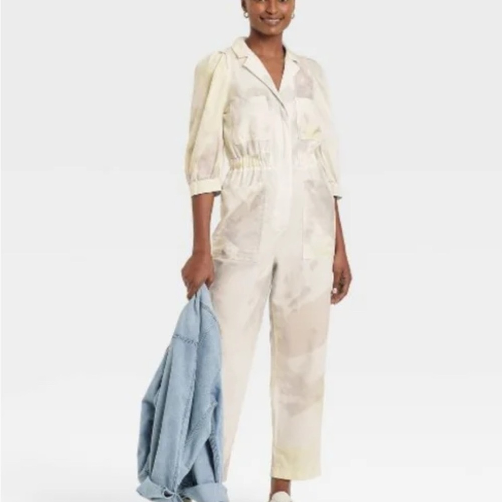 Elegant Cream Jumpsuit